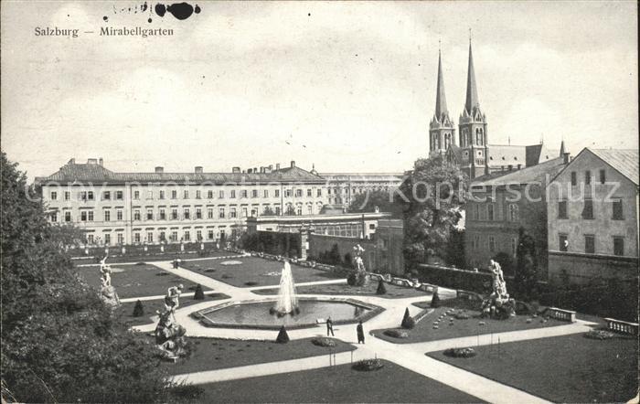Salzburg Oesterreich Mirabellengarten