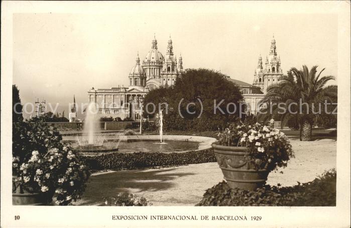 Barcelona Cataluna Internationale Ausstellung