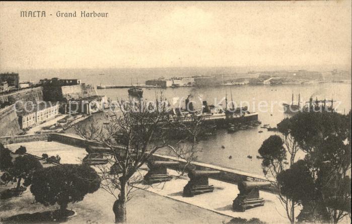 Malta Grand Harbour Schiffe