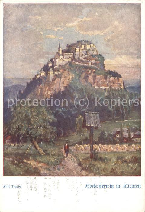 Burg Hochosterwitz Künstlerkarte