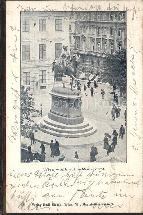 WIEN AT Albrechts-Monument