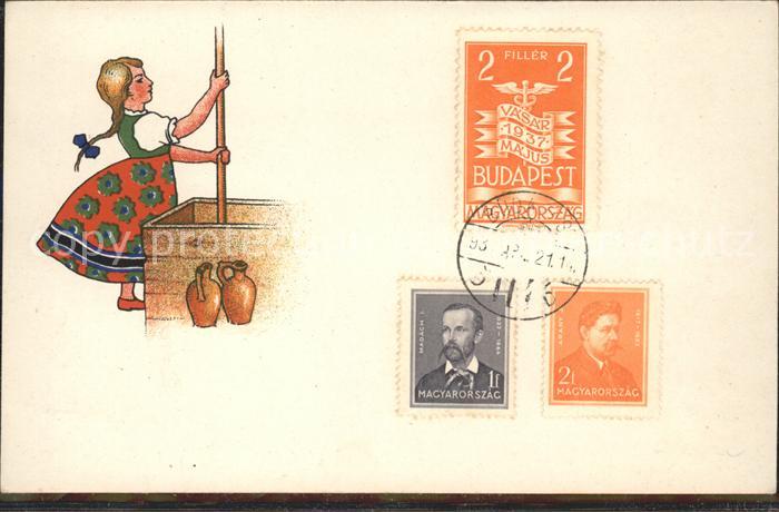 Budapest Mädchen Zeichnung