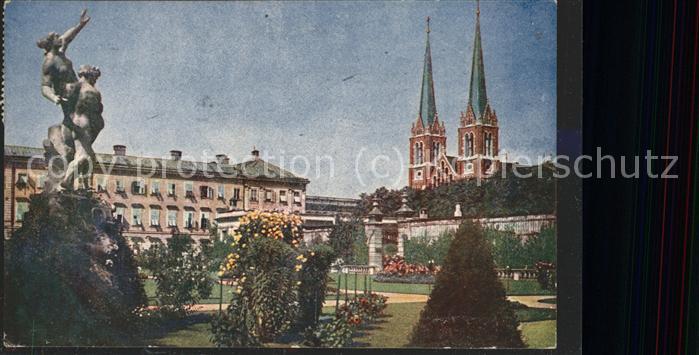 Salzburg Oesterreich Mirabellengarten Kirche Denkmal