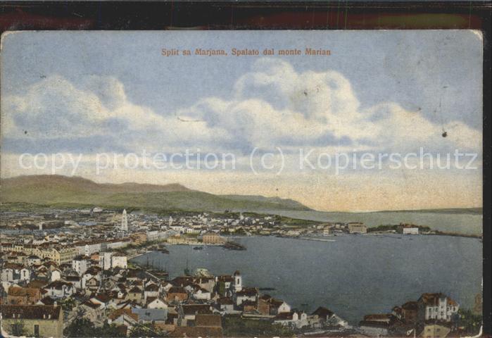 Split Spalato Spalato dal monte Marian