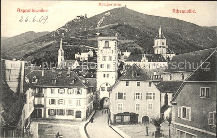 Rappoltsweiler Haut Rhin Elsass Metzgerturm Ribeauville