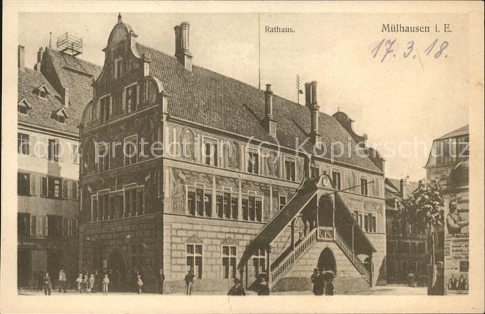 Muelhausen Elsass Rathaus