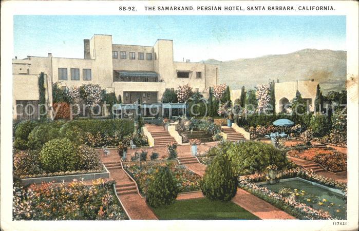 Samarkand Persian Hotel Santa Barbara California