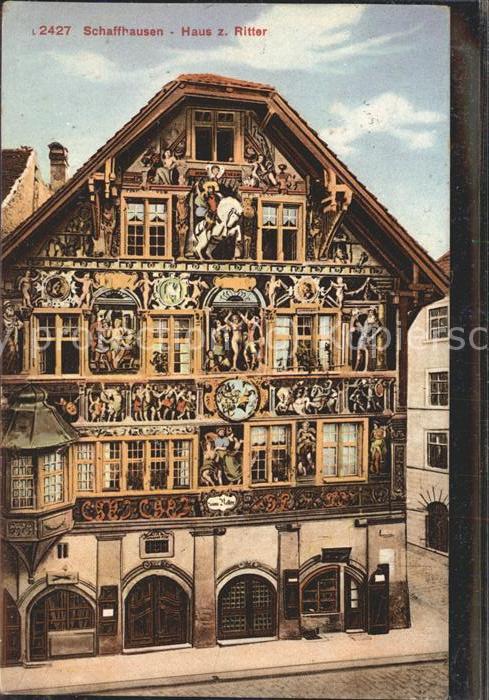 Schaffhausen SH Haus zum Ritter