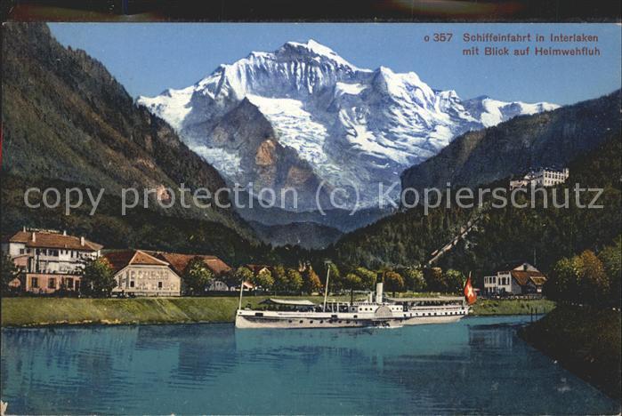 Interlaken BE mit Blick auf Heimwehfluh