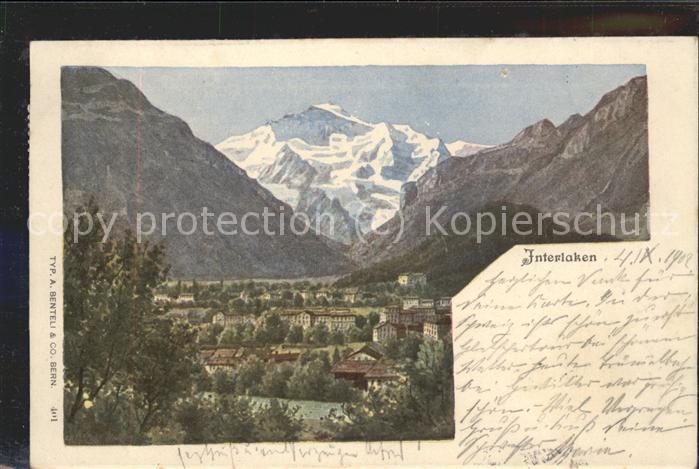 Interlaken BE Panorama