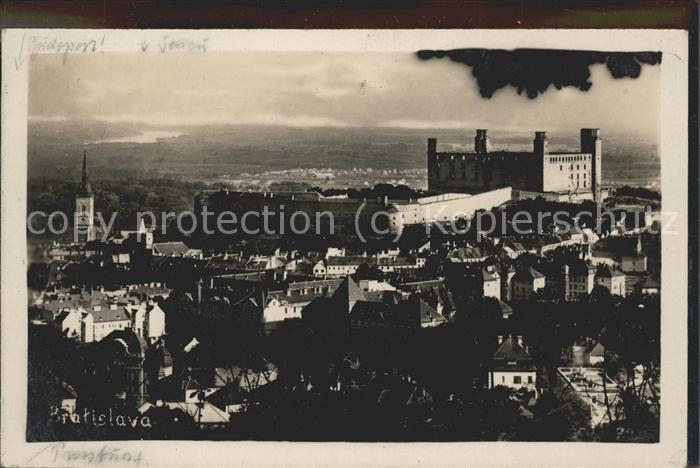 Bratislava Pressburg Pozsony Panorama