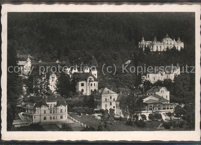 Marienbad Tschechien Boehmen Cafe Bellevue und Miramonie