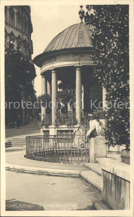 Karlsbad Eger Schlossbrunnen