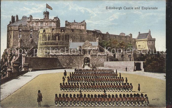 Edinburgh Scotland Castle and Esplanade