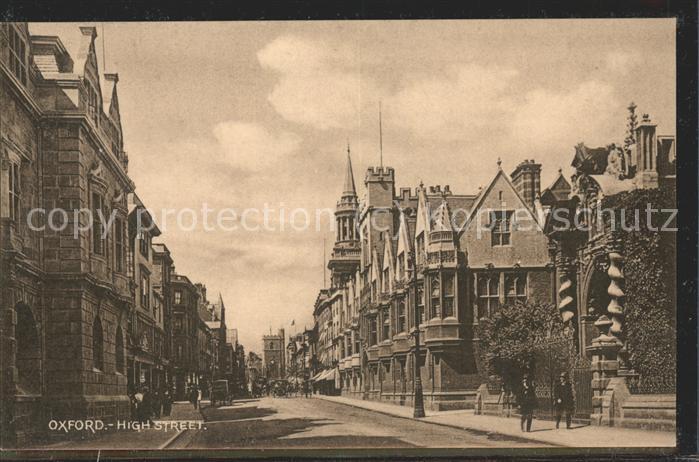 Oxford Oxfordshire High Street