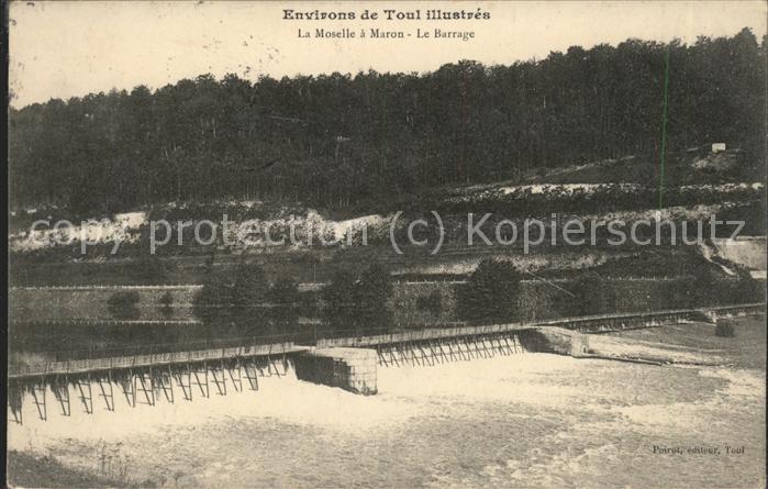 Maron Meurthe-et-Moselle Le Barrage Environs de Toul illustres