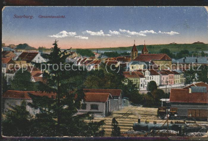 Saarburg Lothringen Gesamtansicht Feldpost