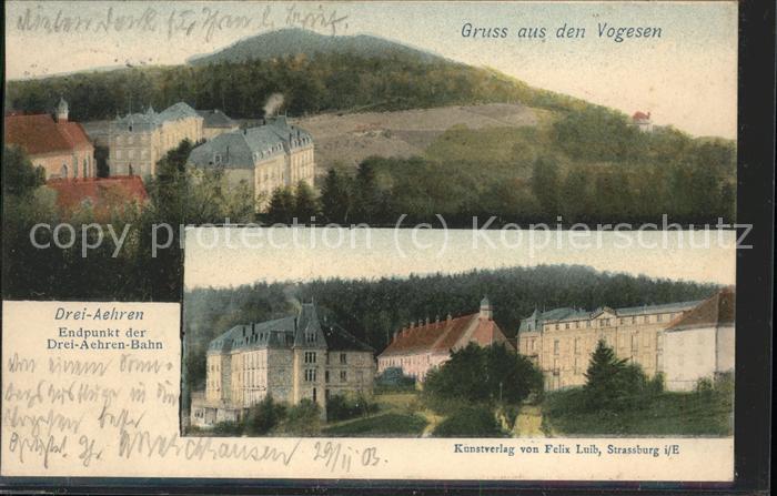 Colmar Haut Rhin Elsass Drei Ähren Bahn Endpunkt Panorama
