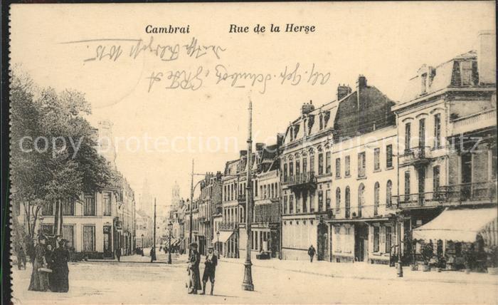 Cambrai Rue de la Herse Feldpost