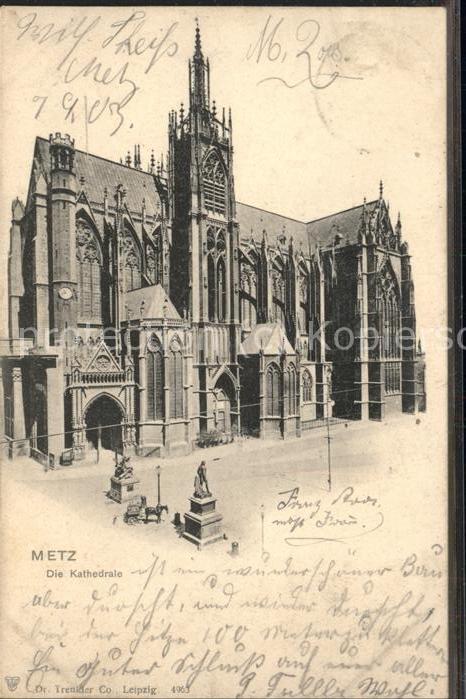 Metz  57 Moselle Die Kathedrale