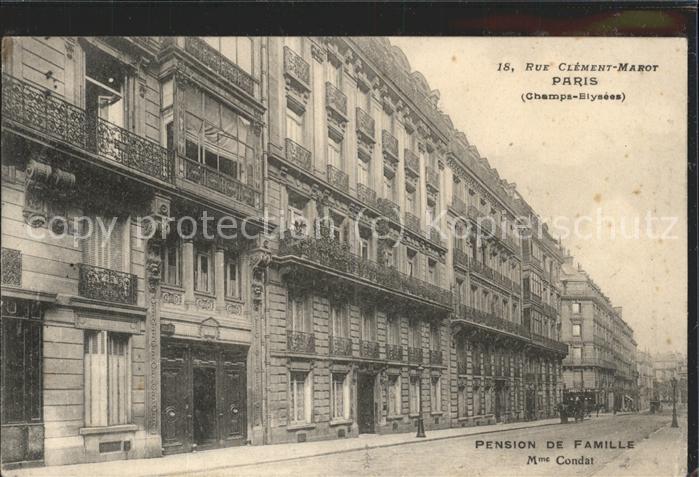 Paris Rue Clement Marot