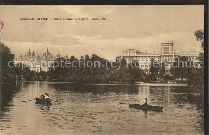 London Colonial Office from St James Park