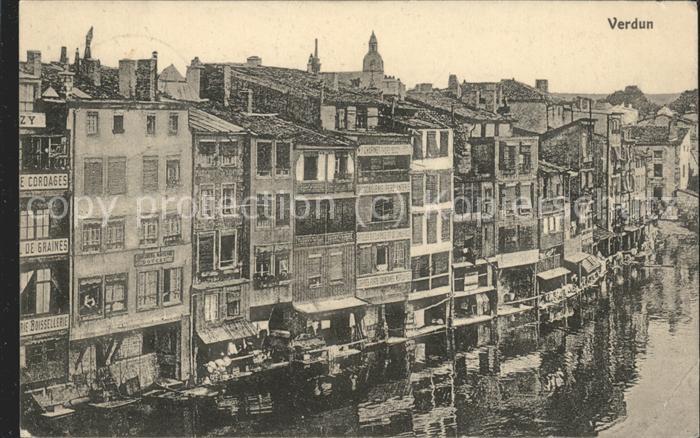 Verdun Meuse Stadtblick Feldpost