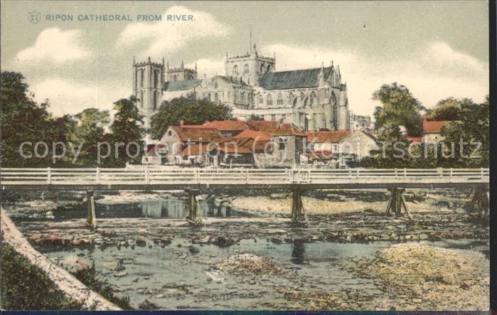 Ripon Minster Ripon Cathedral from River