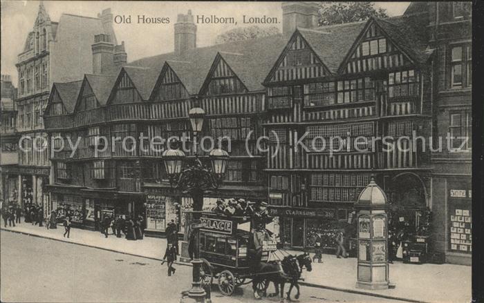 London Old Houses Holborn