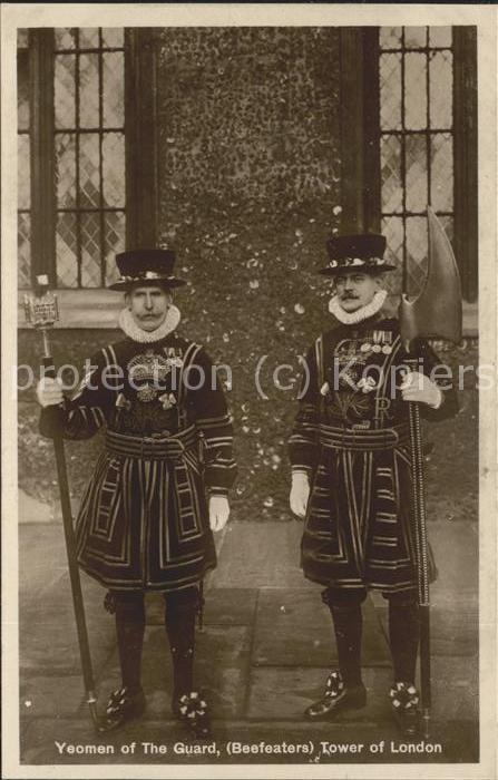 Tower City of London Yeomen of The Guard Beefeaters