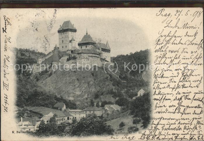 Prag Prahy Prague Schloss Karlstein