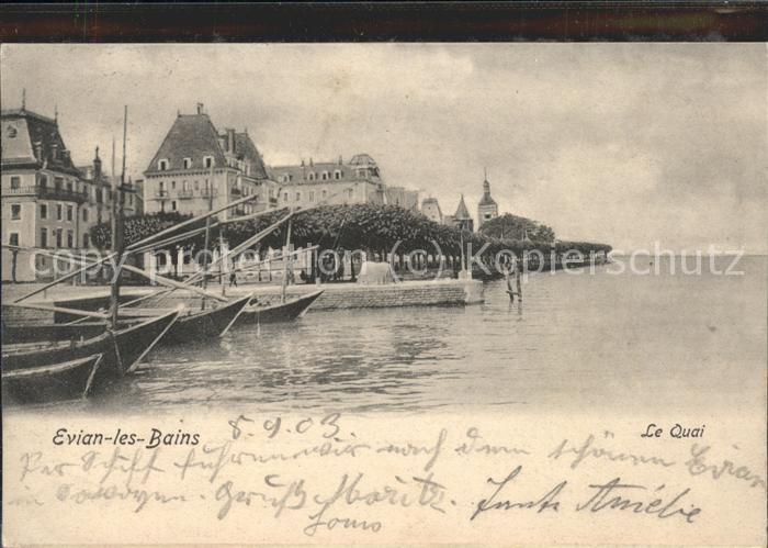 Evian-les-Bains Haute Savoie Le Quai