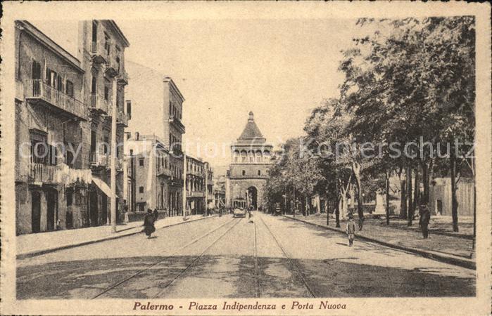 Palermo Sicilia Piazza Indipendenza e Porta Nuova Stras