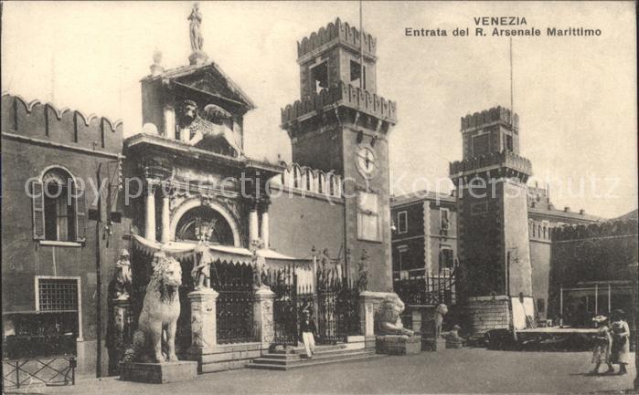 Venezia Venedig Entrata del R. Arsenale Marittimo