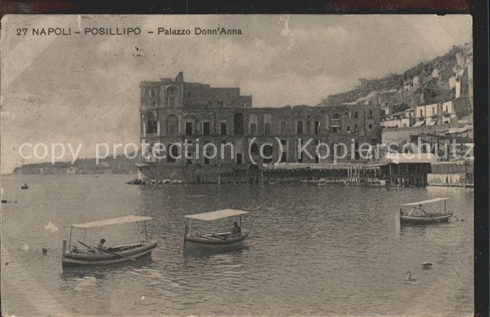 Napoli Neapel Posillipo Palazzo Donn`Anna
