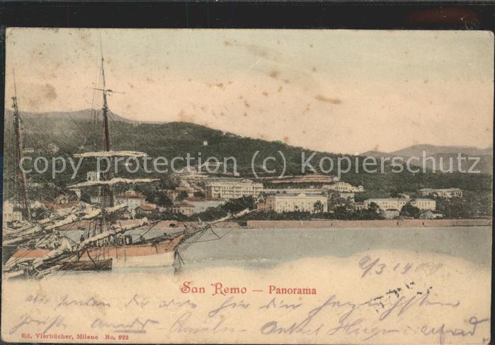 San Remo Panorama am Meer