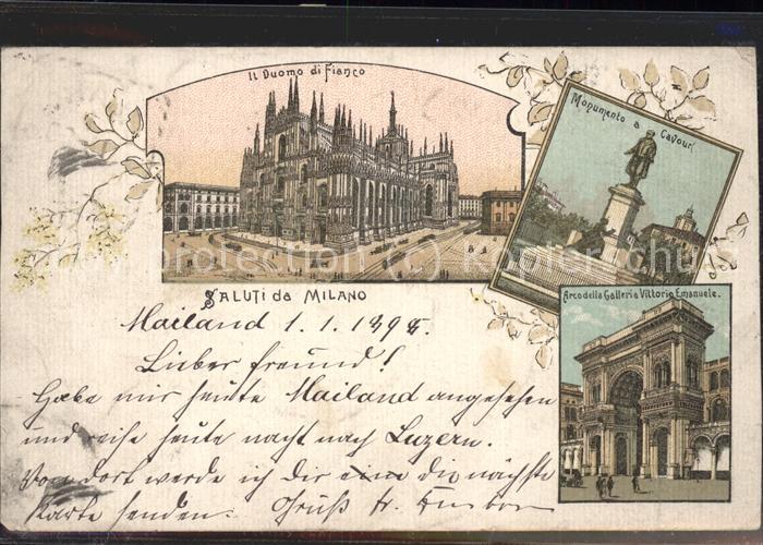 Milano Duomo Monumento Galeria Vittorio Emanue