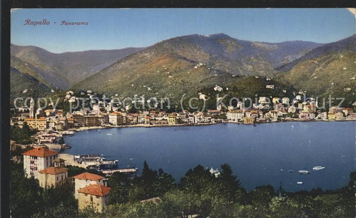 Rapallo Panorama am Meer