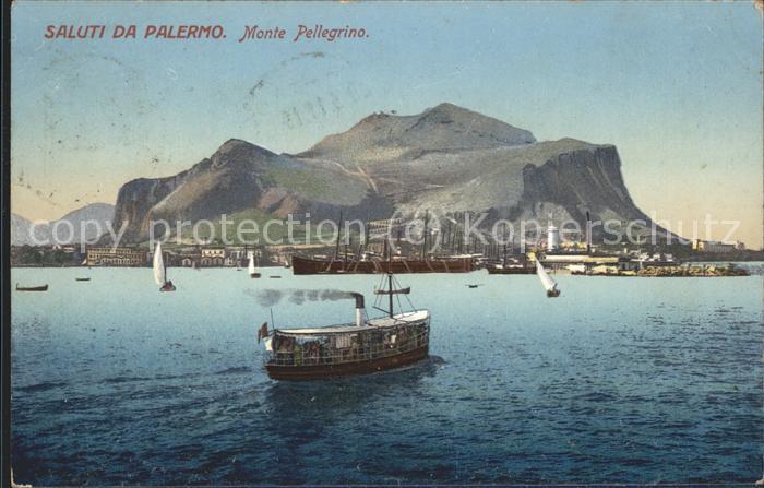 Palermo Sicilia Monte Pellegrino Schiffe