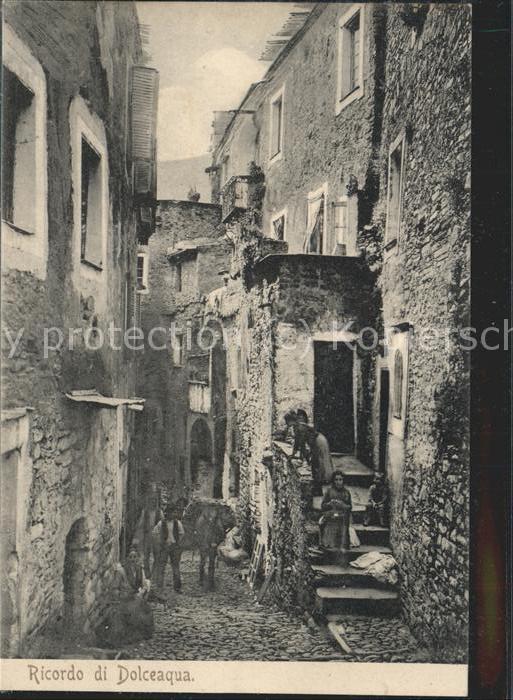 Italien Italia Italy Ricordo di Dolceaqua Strasse Frauen Ese