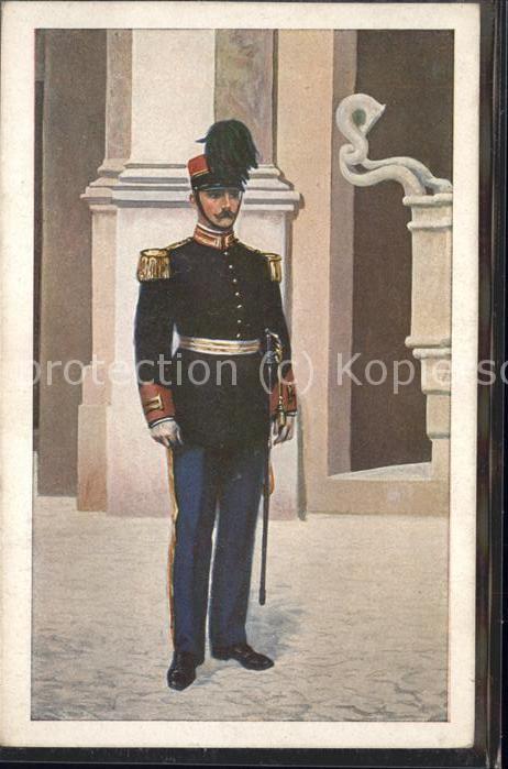 Italien Italia Italy Ufficiale Guardia Palatina Künstlerkart