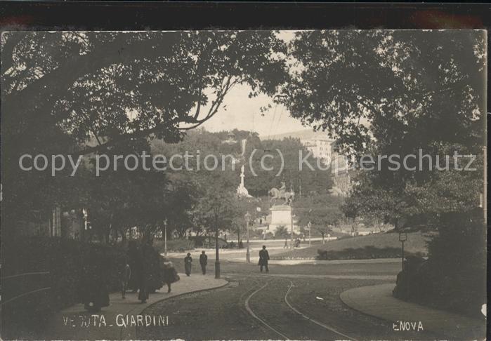 Genova Genua Liguria veduto Giardini
