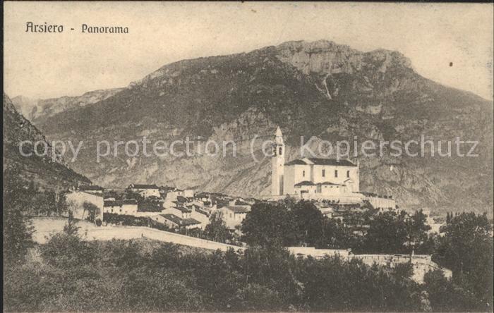 Italien Italia Italy Arsiera Panorama mit Bergen