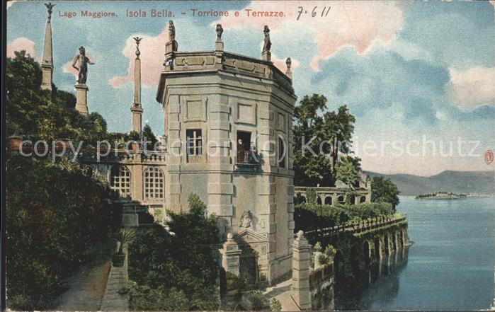 Isola Bella Lago Maggiore Torrione e Terrazze