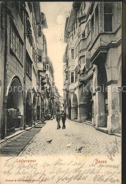 Bozen Suedtirol Laubengasse
