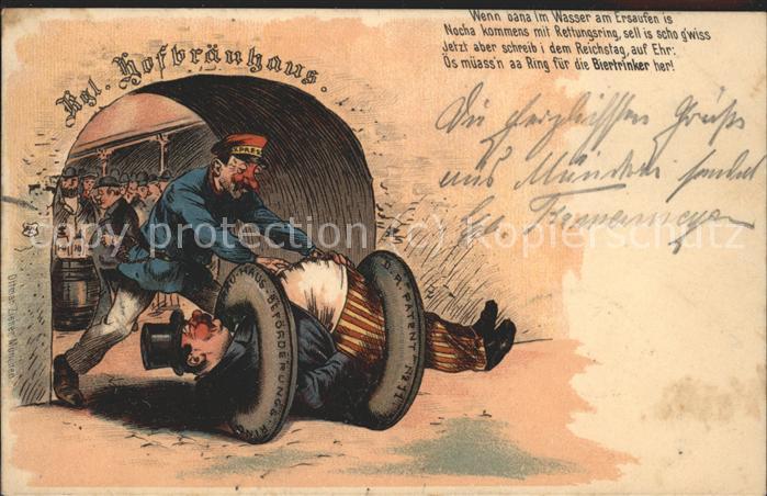 Getraenke Kgl. Hofbräuhaus Wachmann Fass Zylinder