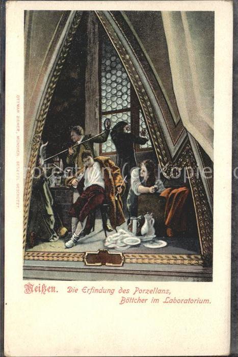 Handwerk Meissen Porzellans Laboratorium Böttche