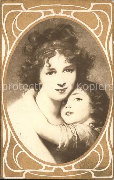 Poesie Mutter Kind Potrait