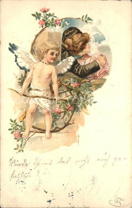 Engel Amor Liebespaar Poesie