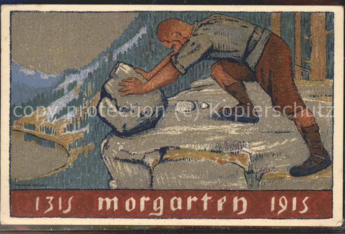 Kuenstlerkarte 1315 morgarten 1915